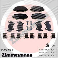 Brake pads for disc brakes