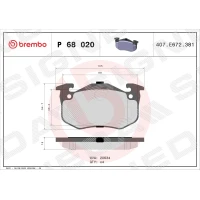 Brake pads for disc brakes