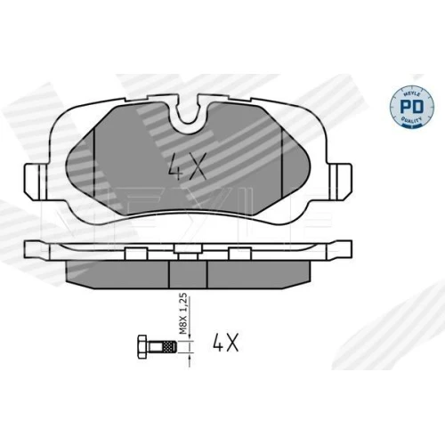 BRAKE PADS FOR DISC BRAKES - 0