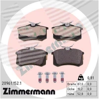 Brake pads for disc brakes