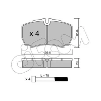 Brake pads for disc brakes