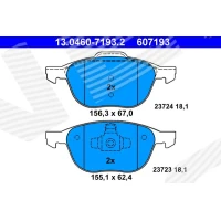 Brake pads for disc brakes