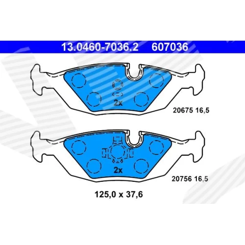 BRAKE PADS FOR DISC BRAKES - 0