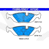 Brake pads for disc brakes