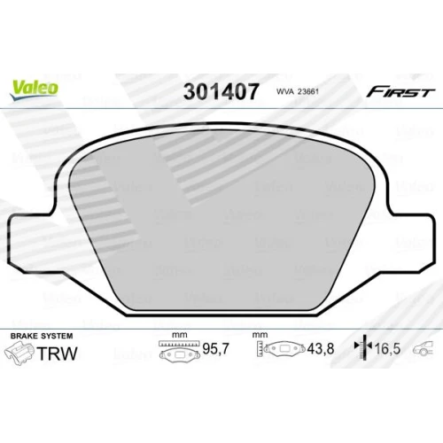 BRAKE PADS FOR DISC BRAKES - 0