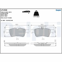 Brake pads for disc brakes