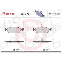 Brake pads for disc brakes