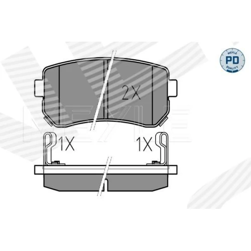 BRAKE PADS FOR DISC BRAKES - 1