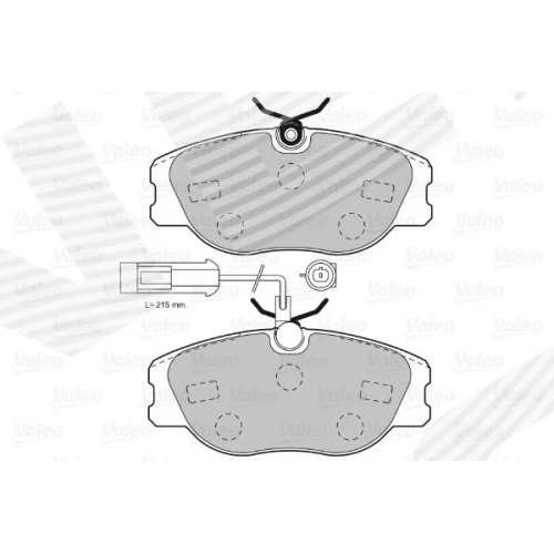 BRAKE PADS FOR DISC BRAKES - 1