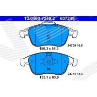 Brake pads for disc brakes