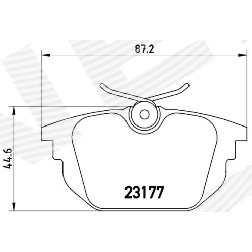 BRAKE PADS FOR DISC BRAKES - 0