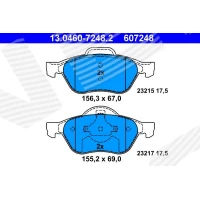 Brake pads for disc brakes