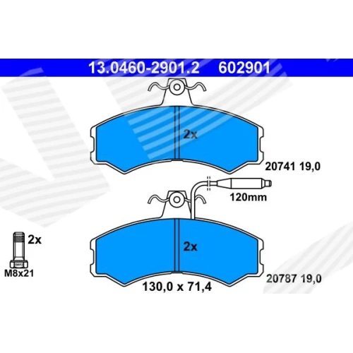 BRAKE PADS FOR DISC BRAKES - 0