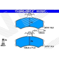 Brake pads for disc brakes