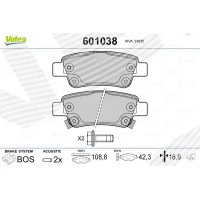 Brake pads for disc brakes