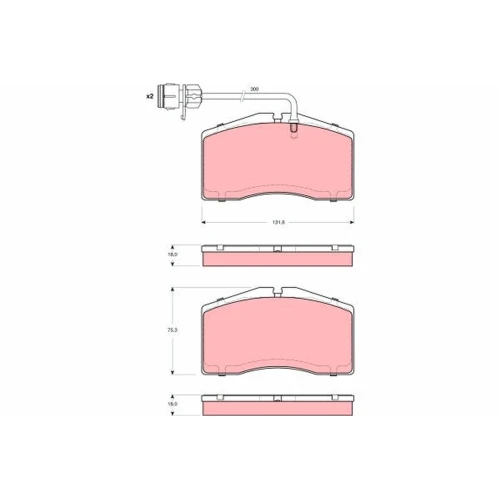 BRAKE PADS FOR DISC BRAKES - 0