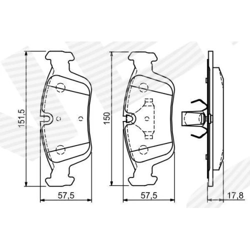 BRAKE PADS FOR DISC BRAKES - 4