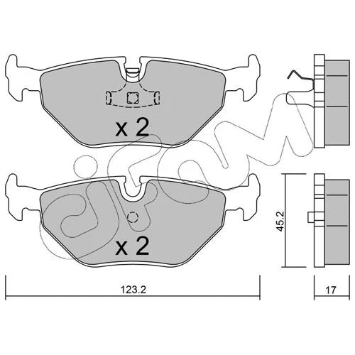 BRAKE PADS FOR DISC BRAKES - 0