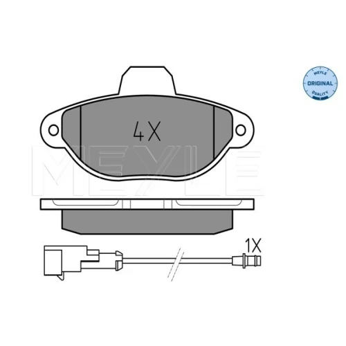 BRAKE PADS FOR DISC BRAKES - 1