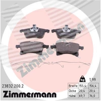 Brake pads for disc brakes