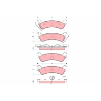 Brake pads for disc brakes