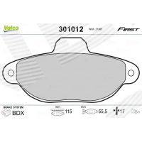 Brake pads for disc brakes