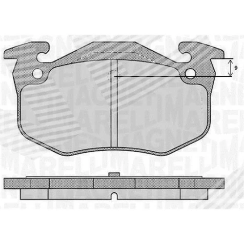 BRAKE PADS FOR DISC BRAKES - 0