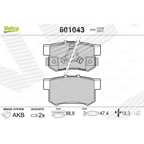 BRAKE PADS FOR DISC BRAKES - 0