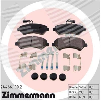 Brake pads for disc brakes