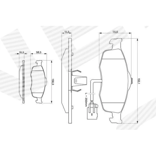 BRAKE PADS FOR DISC BRAKES - 4