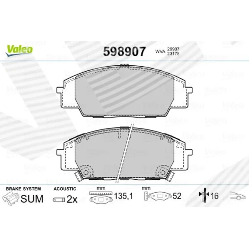 BRAKE PADS FOR DISC BRAKES - 0