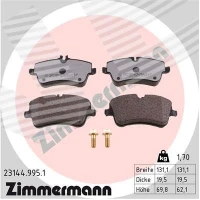 Brake pads for disc brakes