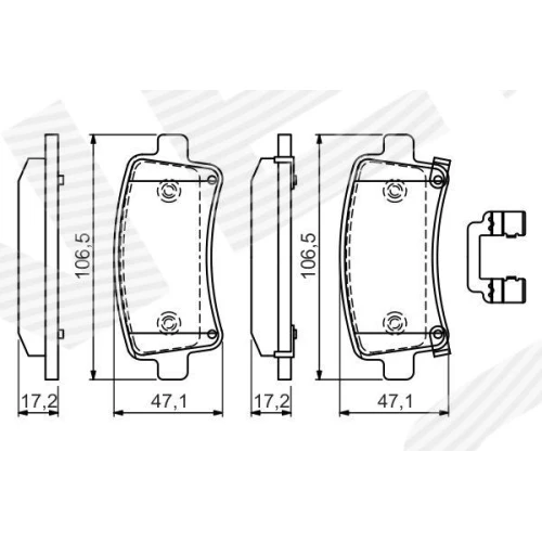 BRAKE PADS FOR DISC BRAKES - 6