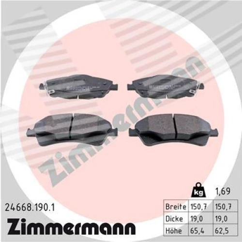 BRAKE PADS FOR DISC BRAKES - 0