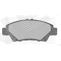 Brake pads for disc brakes