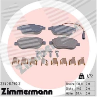 Brake pads for disc brakes