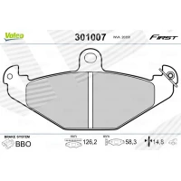 Brake pads for disc brakes