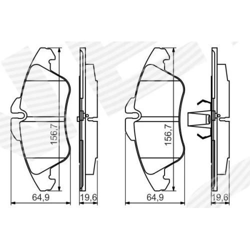 BRAKE PADS FOR DISC BRAKES - 6