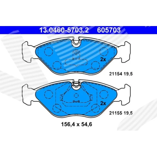 BRAKE PADS FOR DISC BRAKES - 0