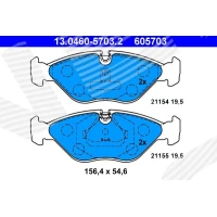 Brake pads for disc brakes