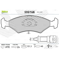 Brake pads for disc brakes