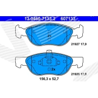 Brake pads for disc brakes