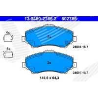 Brake pads for disc brakes