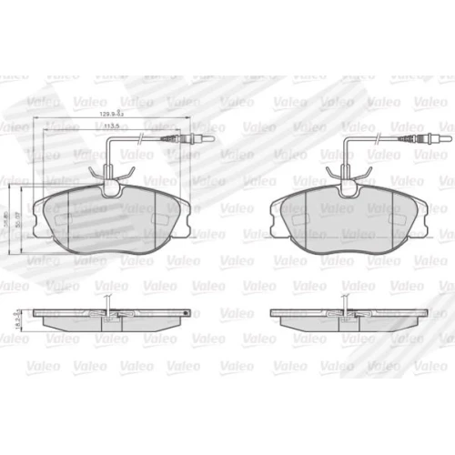 BRAKE PADS FOR DISC BRAKES - 0