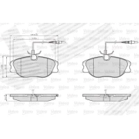 Brake pads for disc brakes