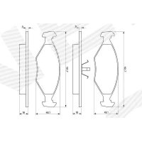 Brake pads for disc brakes