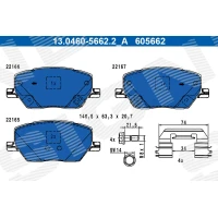 Brake pads for disc brakes