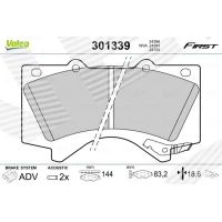 Brake pads for disc brakes