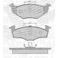 Brake pads for disc brakes