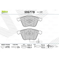 Brake pads for disc brakes